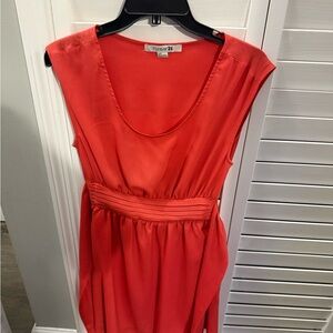 Forever 21 Vibrant Red Sleeveless Dress